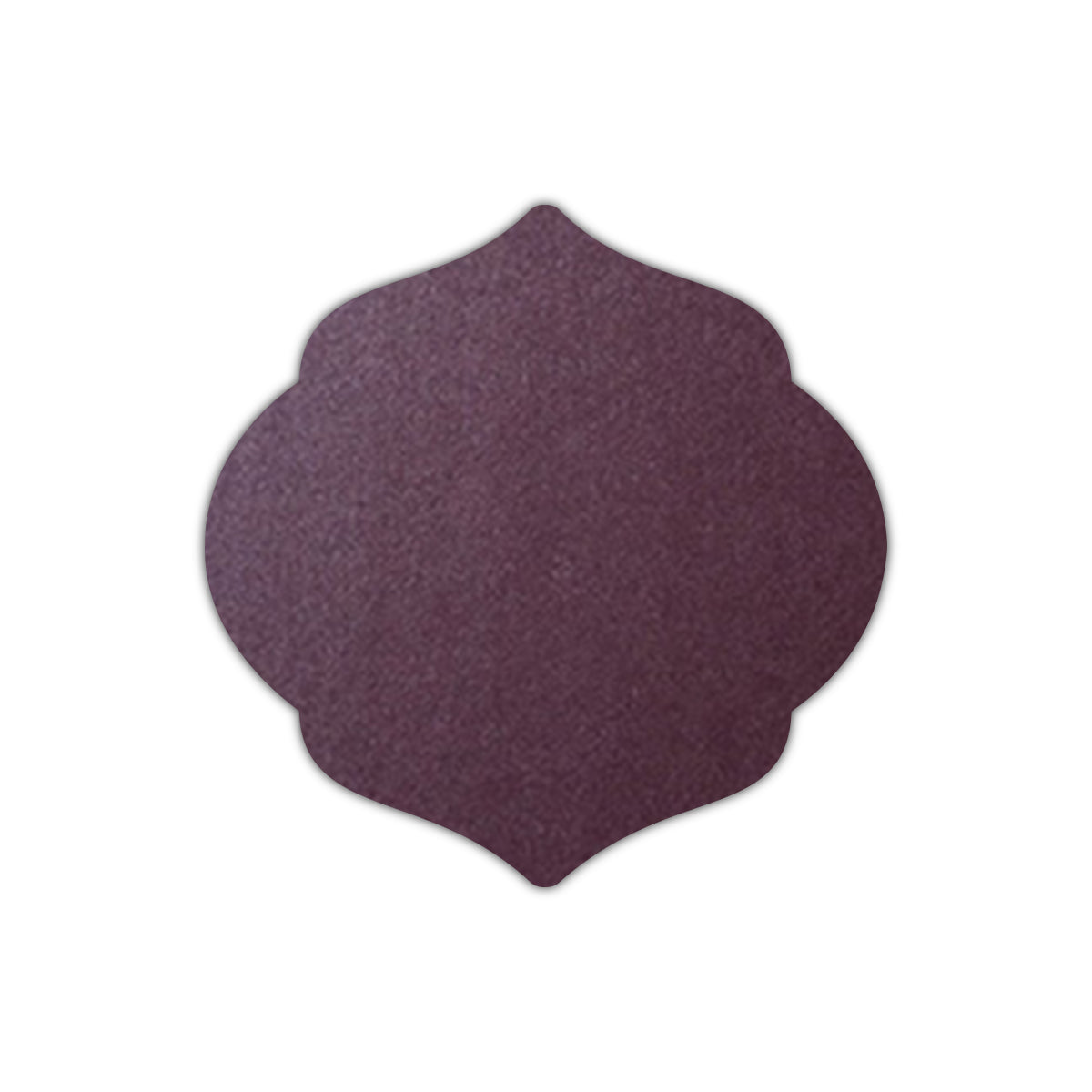 CMYK Print on Shimmer Ruby Cardstock | Shape S7 | 3" x 3"
