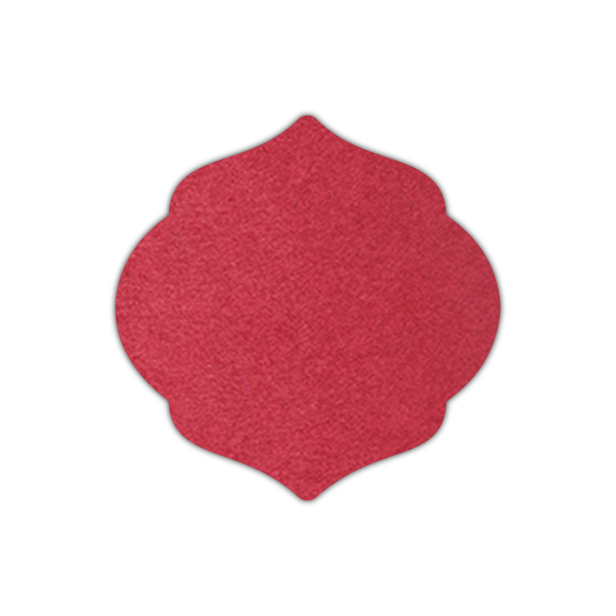 CMYK Print on Scarlet Cardstock | Shape S7 | 3" x 3"
