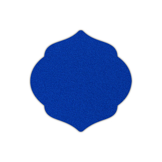 CMYK Print on Shimmer Electric Blue Cardstock | Shape S7 | 6.25" x 6.25"