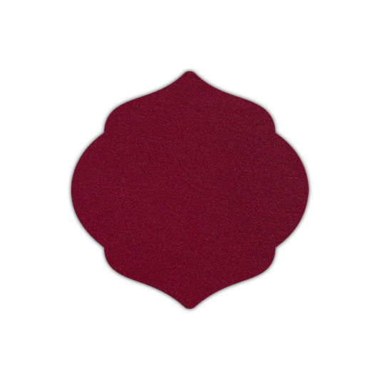 CMYK Print on Shimmer Red Lacquer Cardstock | Shape S7 | 8" x 8"