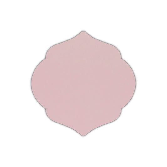 CMYK Print on Shimmer Rose Quartz Cardstock | Shape S7 | 8" x 8"