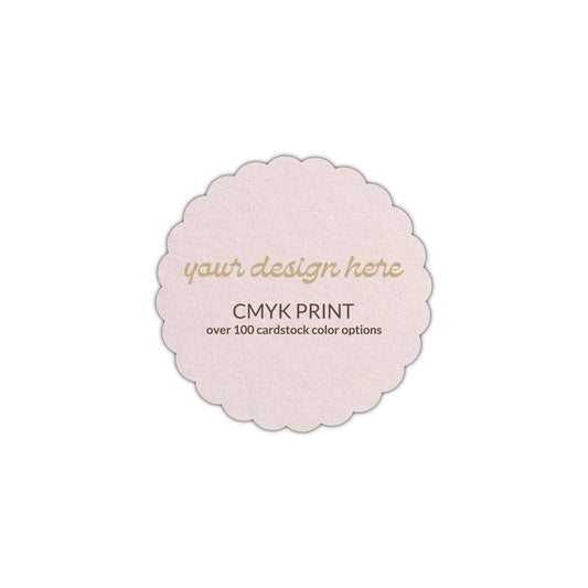 Shape S80 Diecut Card | CMYK Print | 2.25" x 2.25"