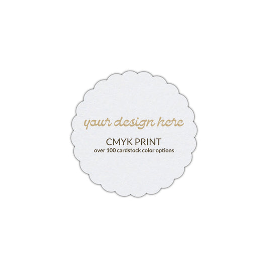 Shape S80 Diecut Card | CMYK Print | 2.75" x 2.75"