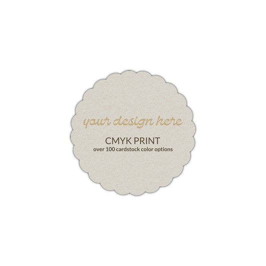 Shape S80 Diecut Card | CMYK Print | 2.5" x 2.5"