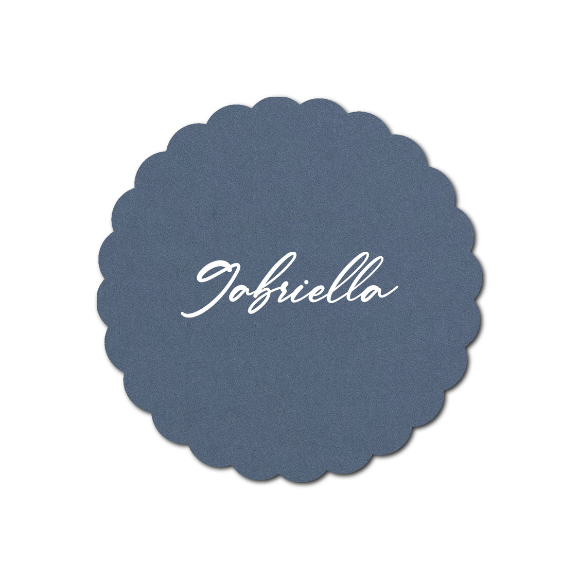 Individually Personalized Wedding Prints on Diecut Cardstock - Shape S80