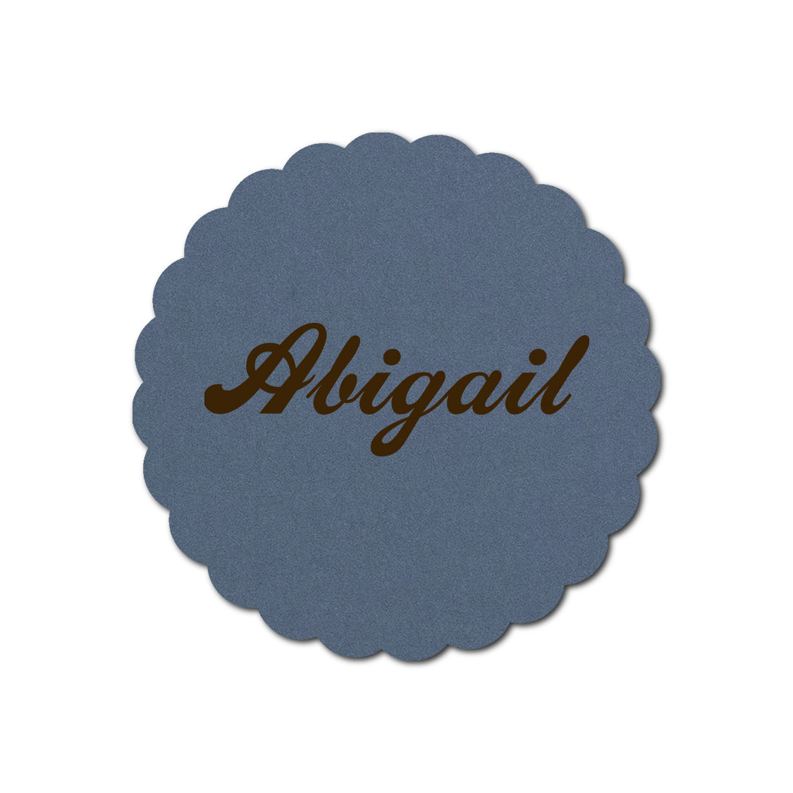 Individually Personalized Wedding Prints on Diecut Cardstock - Shape S80