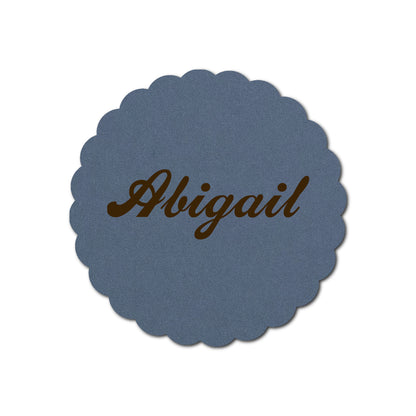 Individually Personalized Wedding Prints on Diecut Cardstock - Shape S80