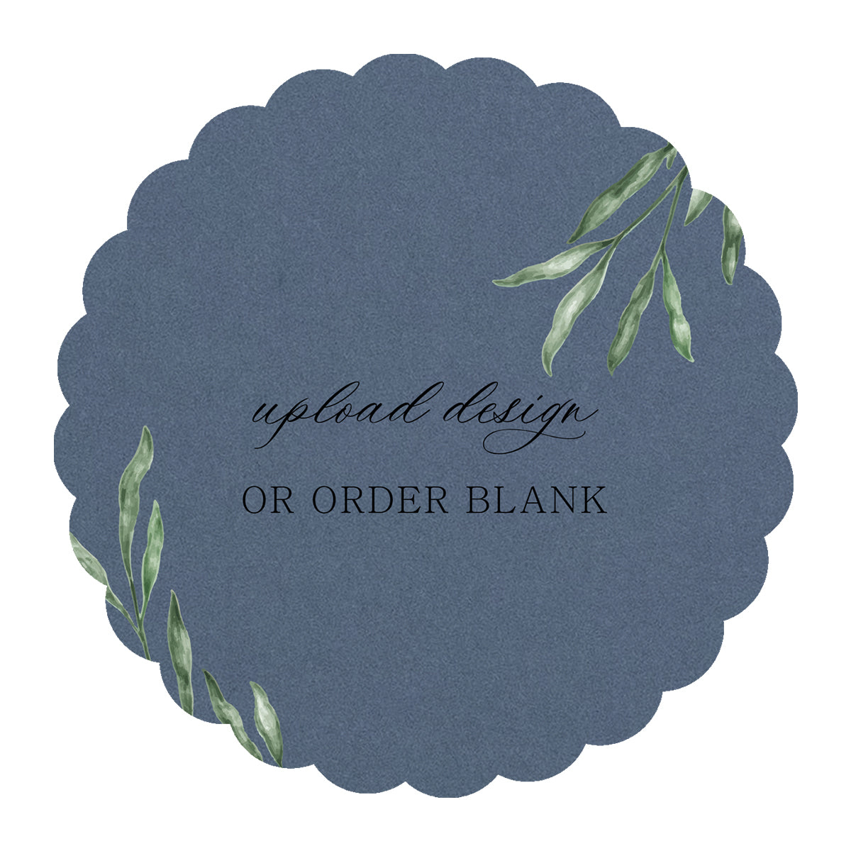 Custom Wedding Prints on Diecut Shaped Cardstock | Shape S80