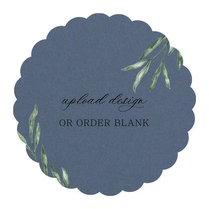 Custom Wedding Prints on Diecut Shaped Cardstock | Shape S80