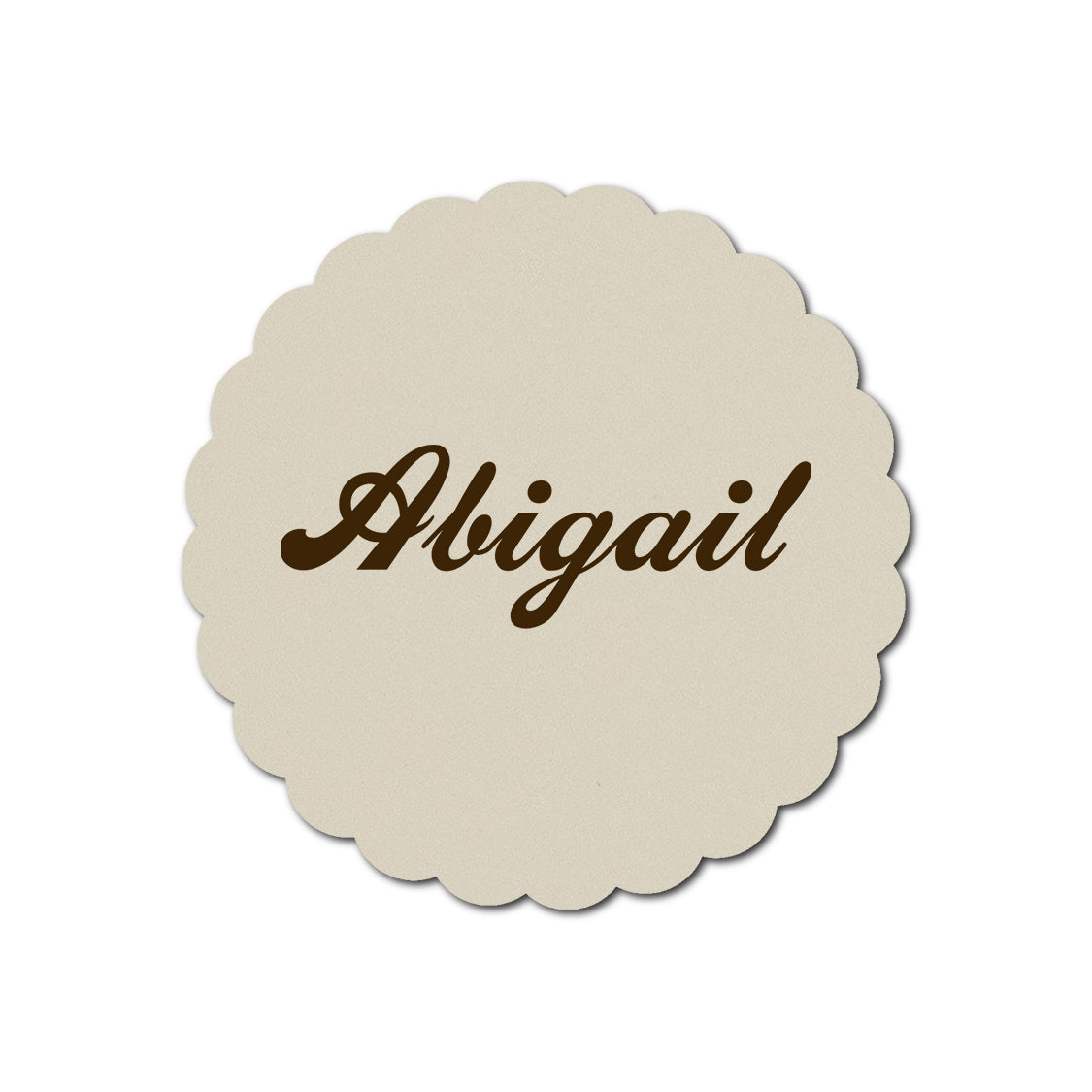 Individually Personalized Wedding Prints on Diecut Cardstock - Shape S80