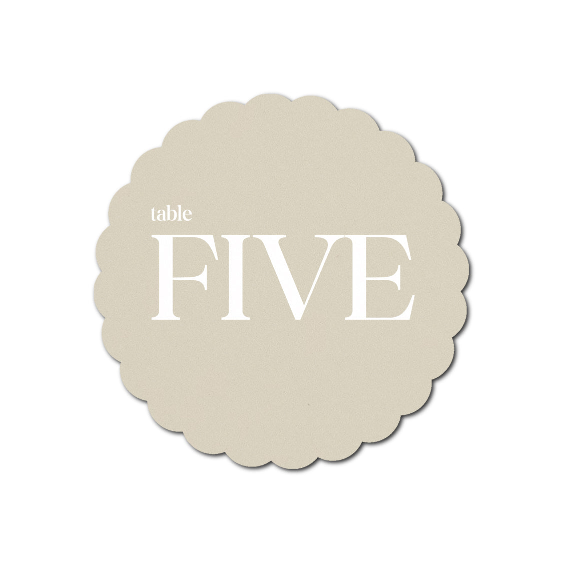Individually Personalized Wedding Prints on Diecut Cardstock - Shape S80