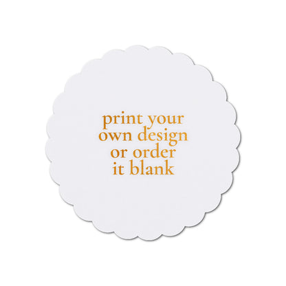 Custom Wedding Prints on Diecut Shaped Cardstock | Shape S80