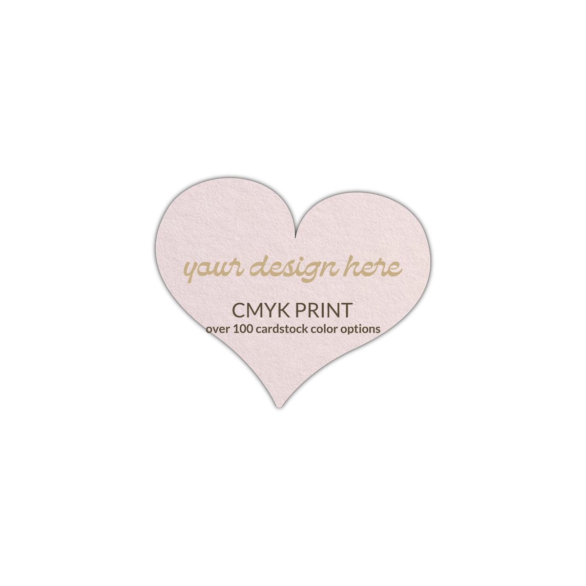 Shape S89 Diecut Card | CMYK Print | 6" x 6"