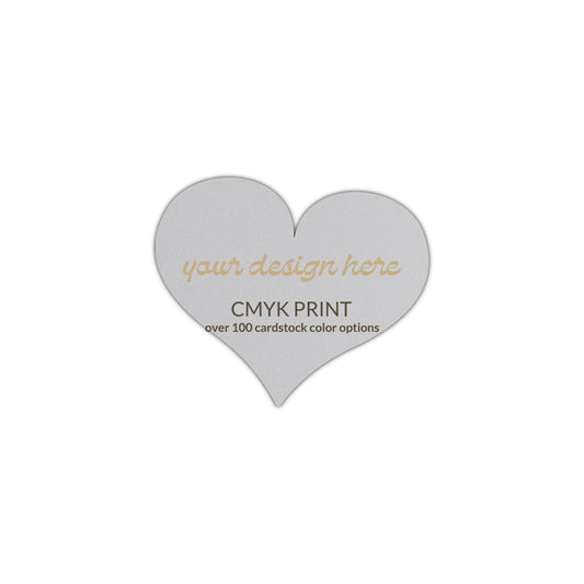 Shape S89 Diecut Card | CMYK Print | 2" x 2"