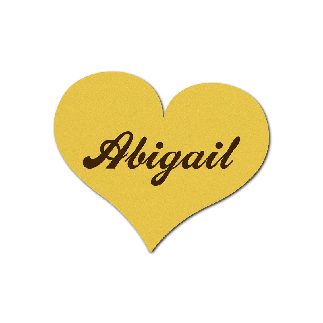 Individually Personalized Wedding Prints on Diecut Cardstock - Shape S89
