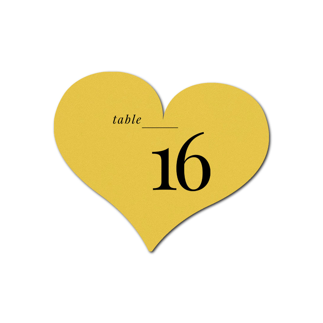 Individually Personalized Wedding Prints on Diecut Cardstock - Shape S89