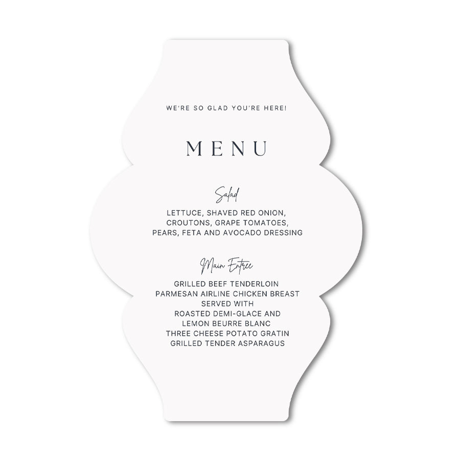 Personalized Wedding Cards | Fully Custom Print | Signature Shape S8