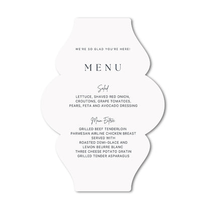 Personalized Wedding Cards | Fully Custom Print | Signature Shape S8