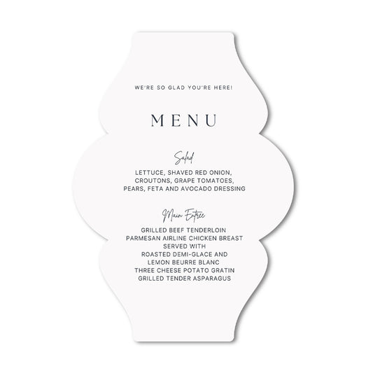 Personalized Wedding Cards | Fully Custom Print | Signature Shape S8