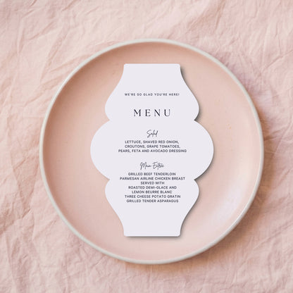Personalized Wedding Cards | Fully Custom Print | Signature Shape S8