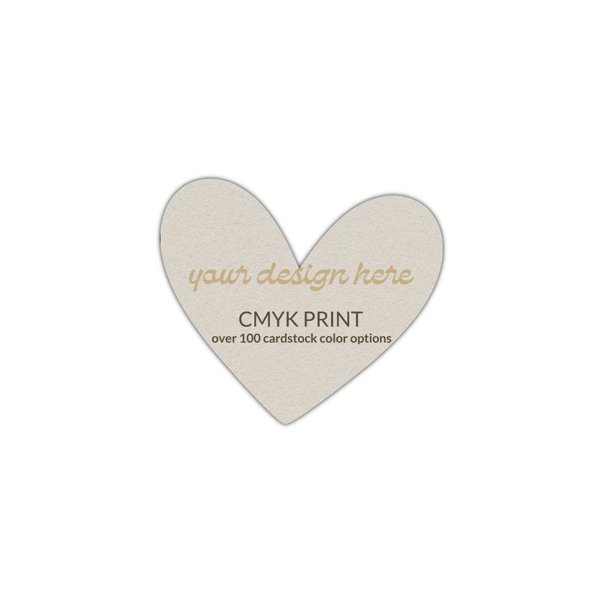 Shape S90 Diecut Card | CMYK Print | 3.75" x 3.75"