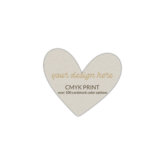 Shape S90 Diecut Card | CMYK Print | 2.5" x 2.5"