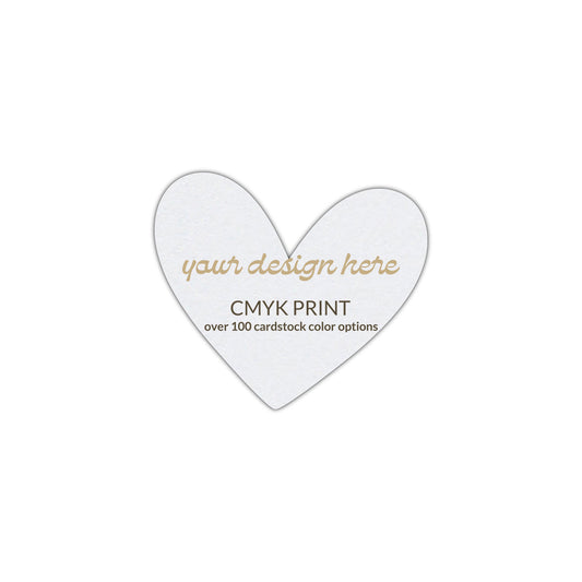 Shape S90 Diecut Card | CMYK Print | 3" x 3"