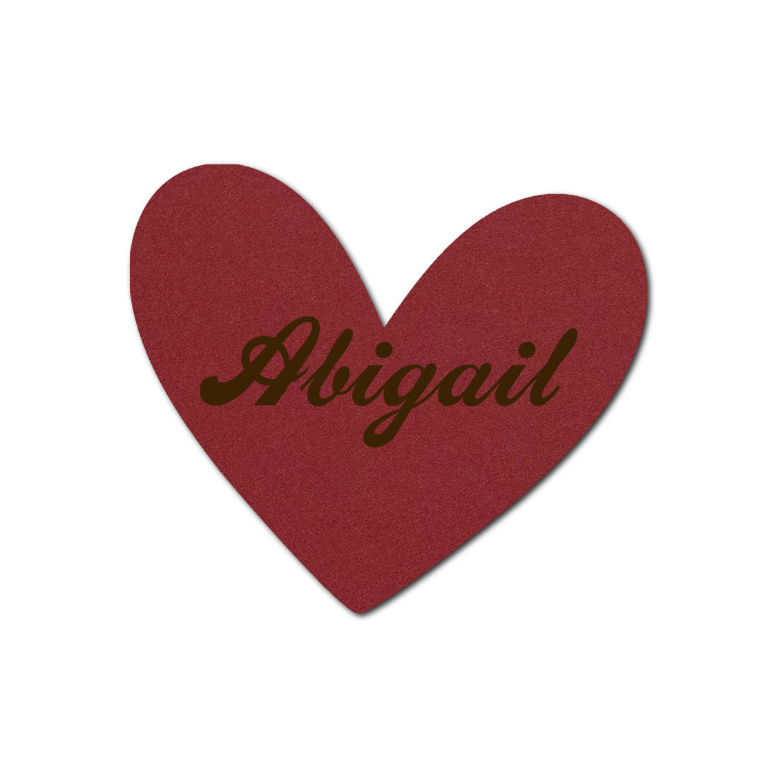 Individually Personalized Wedding Prints on Diecut Cardstock - Shape S90