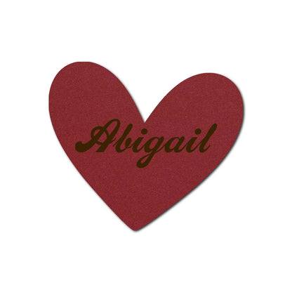 Individually Personalized Wedding Prints on Diecut Cardstock - Shape S90