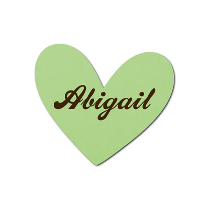 Individually Personalized Wedding Prints on Diecut Cardstock - Shape S90