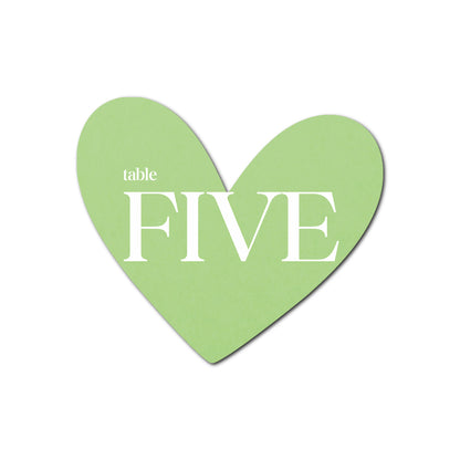 Individually Personalized Wedding Prints on Diecut Cardstock - Shape S90