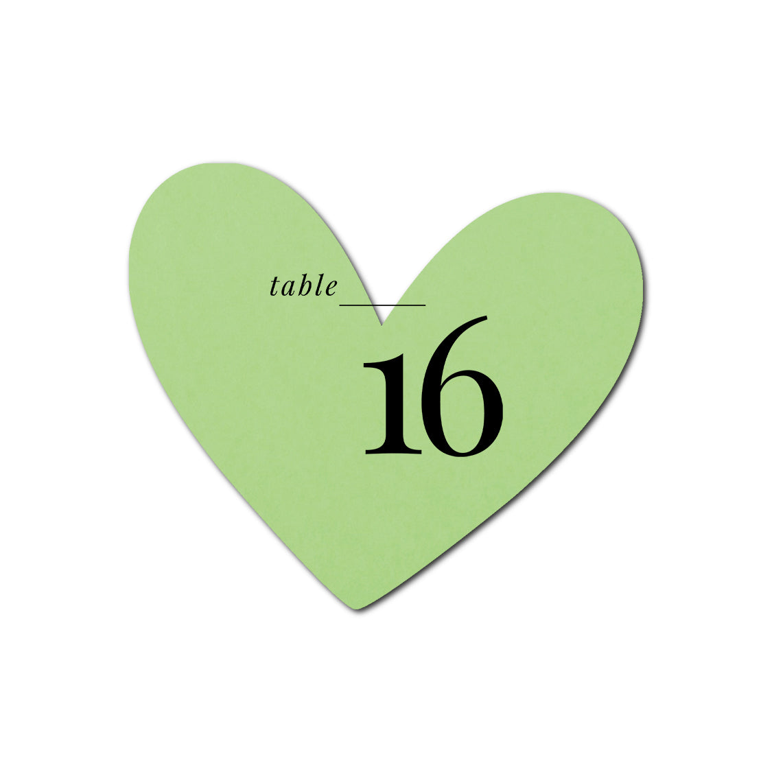 Individually Personalized Wedding Prints on Diecut Cardstock - Shape S90