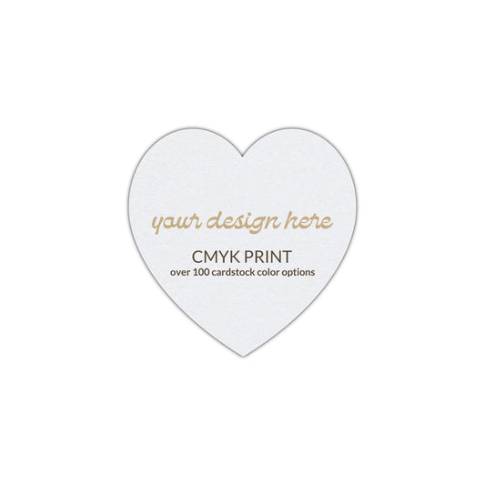 Shape S91 Diecut Card | CMYK Print | 4" x 4"