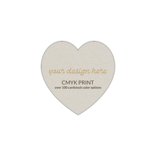 Shape S91 Diecut Card | CMYK Print | 2.5" x 2.5"