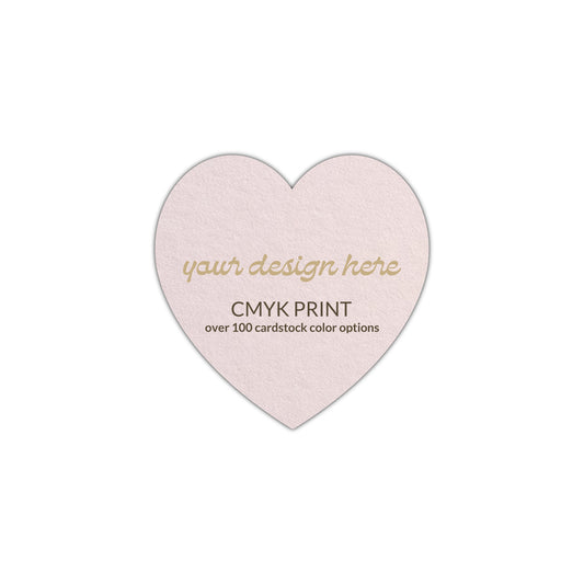 Shape S91 Diecut Card | CMYK Print | 2.25" x 2.25"