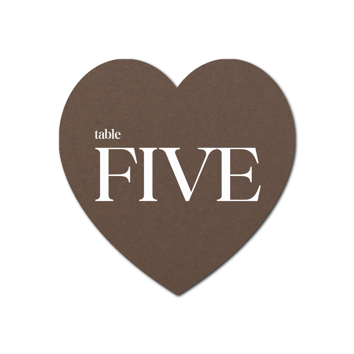Individually Personalized Wedding Prints on Diecut Cardstock - Shape S91