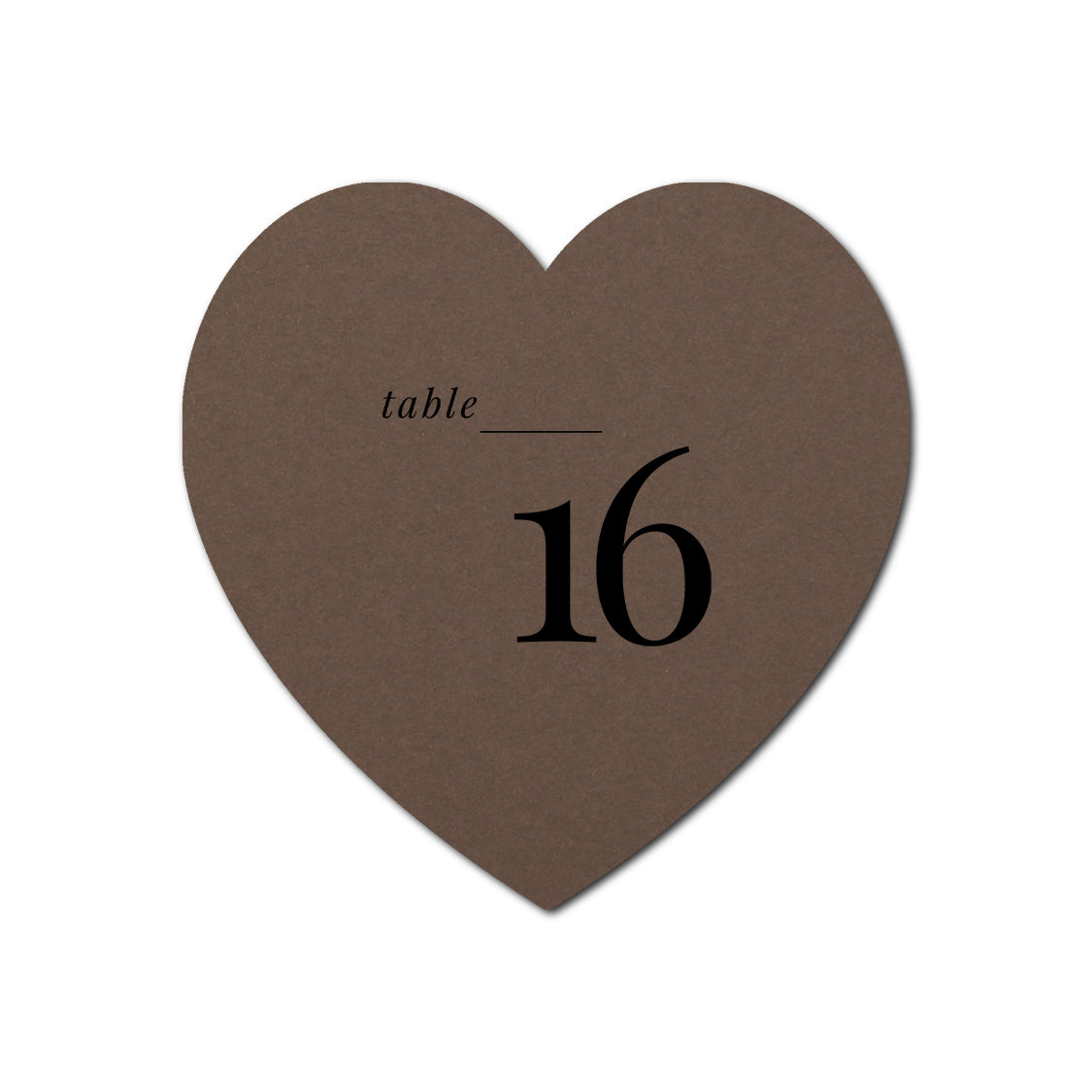 Individually Personalized Wedding Prints on Diecut Cardstock - Shape S91