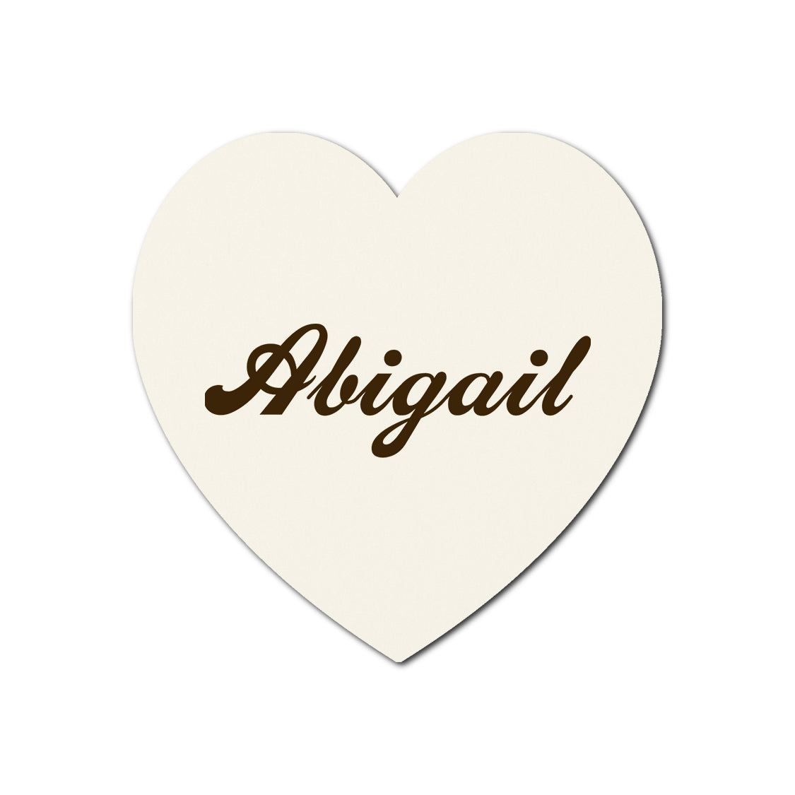 Individually Personalized Wedding Prints on Diecut Cardstock - Shape S91