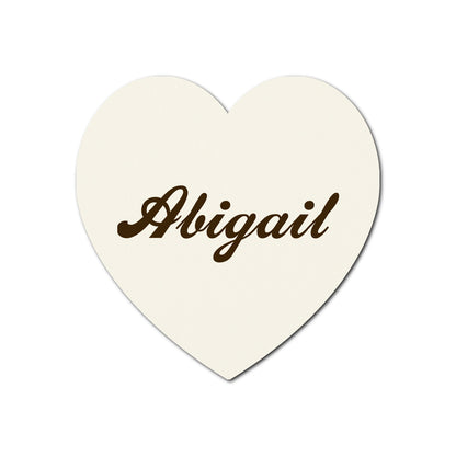 Individually Personalized Wedding Prints on Diecut Cardstock - Shape S91