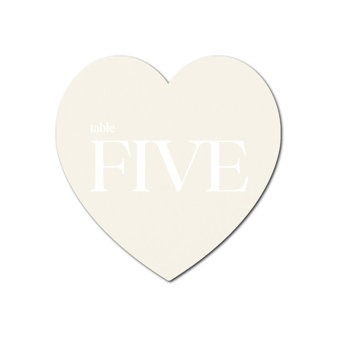 Individually Personalized Wedding Prints on Diecut Cardstock - Shape S91