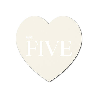 Individually Personalized Wedding Prints on Diecut Cardstock - Shape S91
