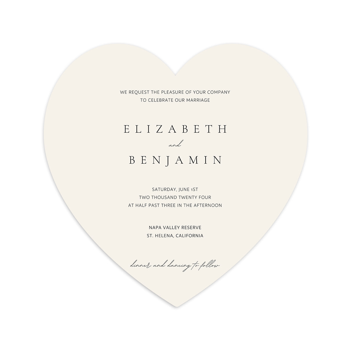 Personalized Wedding Cards | Fully Custom Print | Signature Shape SS91