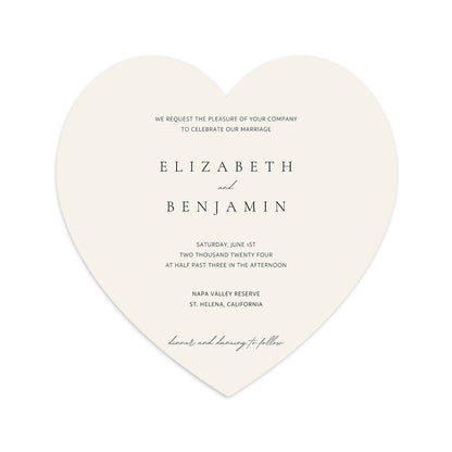 Personalized Wedding Cards | Fully Custom Print | Signature Shape SS91