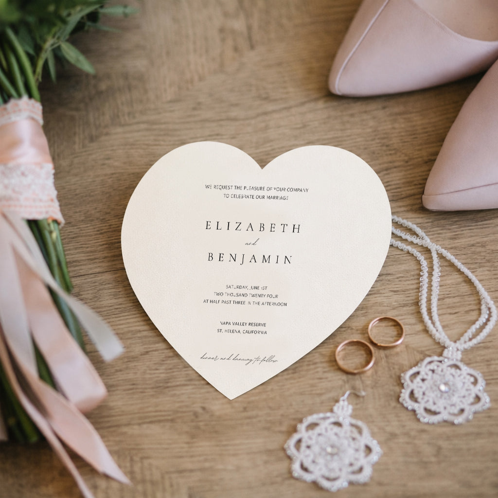 Personalized Wedding Cards | Fully Custom Print | Signature Shape SS91