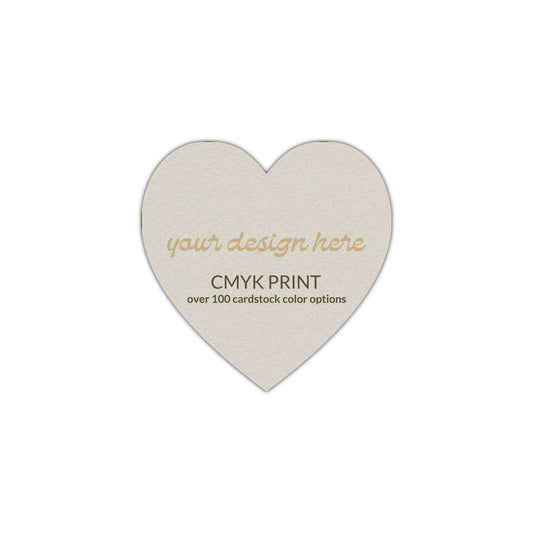 Shape S92 Diecut Card | CMYK Print | 2.5" x 2.5"