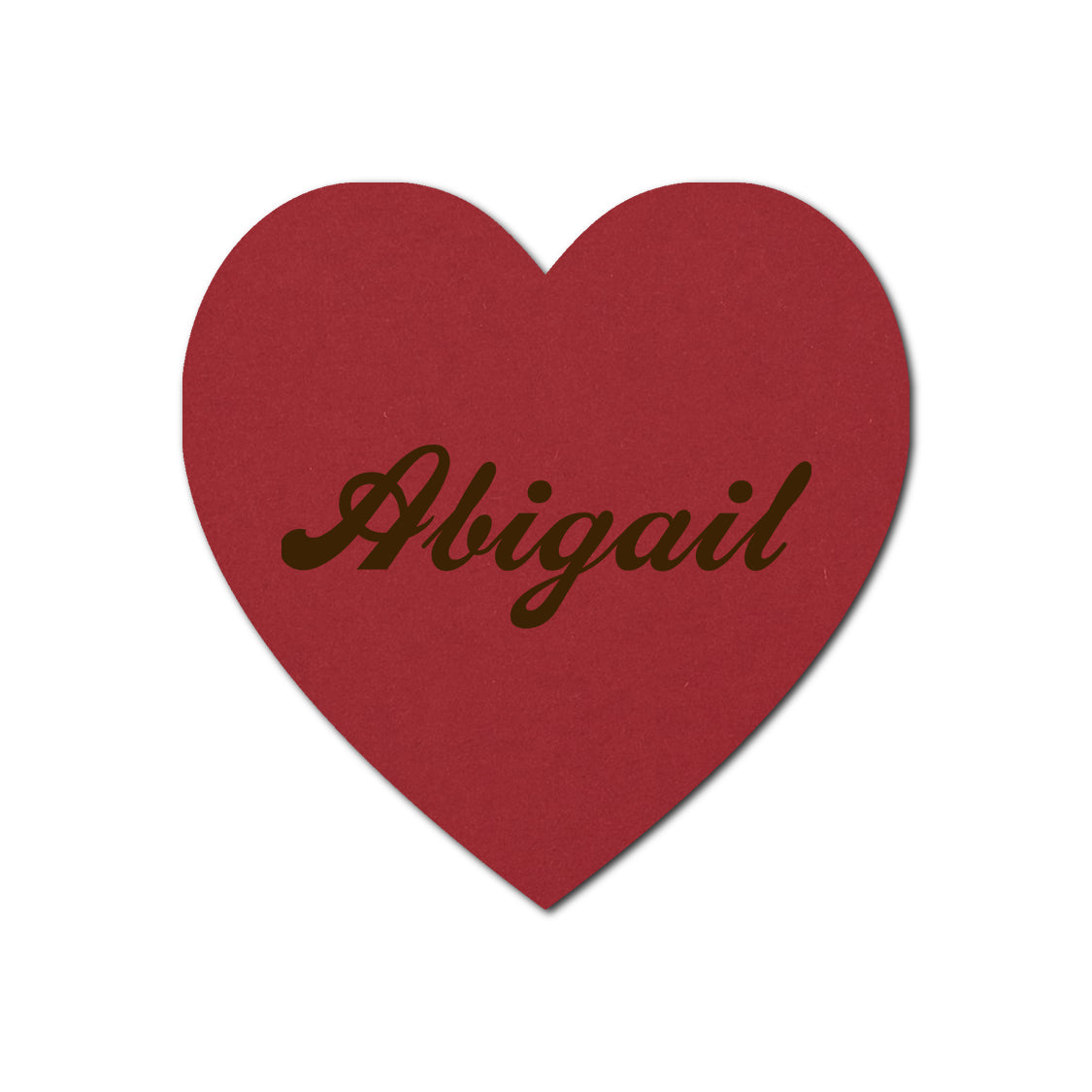Individually Personalized Wedding Prints on Diecut Cardstock - Shape S92