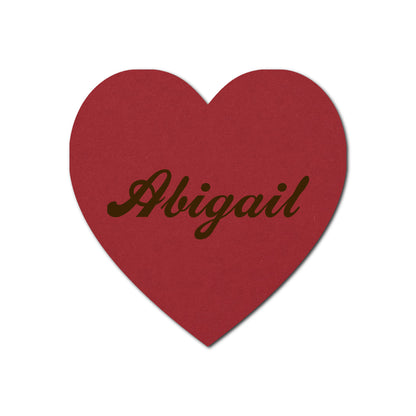 Individually Personalized Wedding Prints on Diecut Cardstock - Shape S92