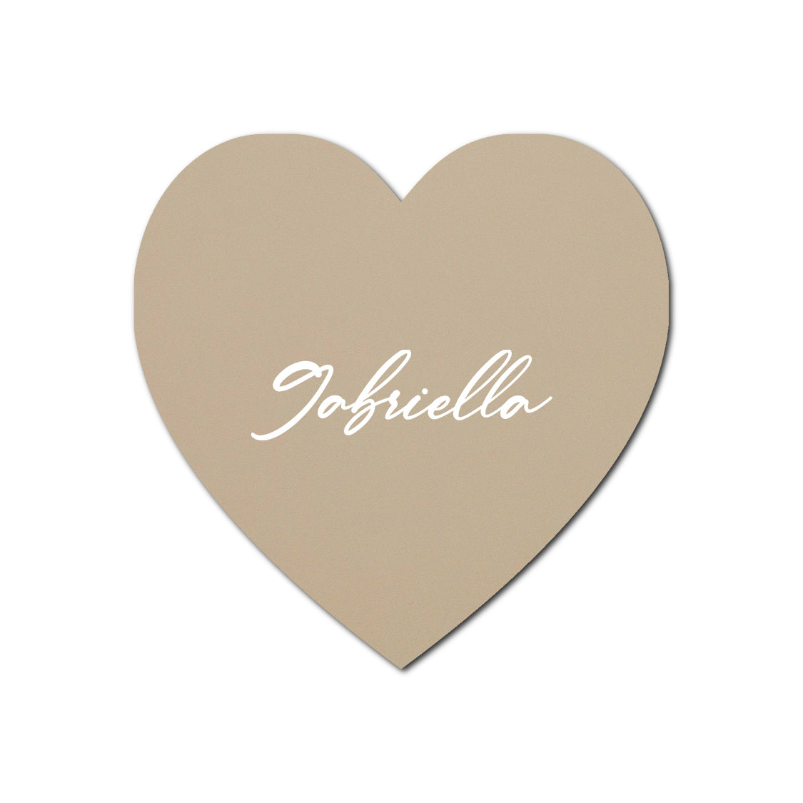Individually Personalized Wedding Prints on Diecut Cardstock - Shape S92