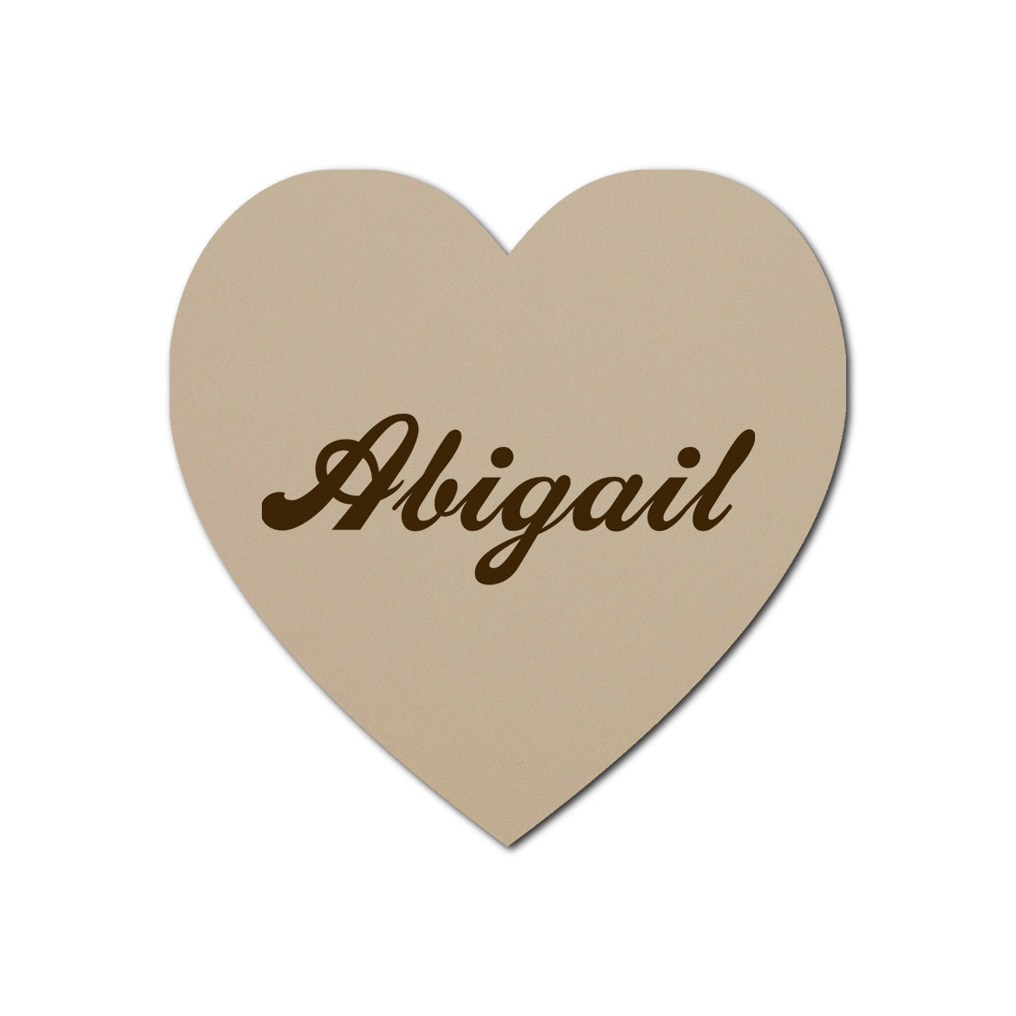 Individually Personalized Wedding Prints on Diecut Cardstock - Shape S92