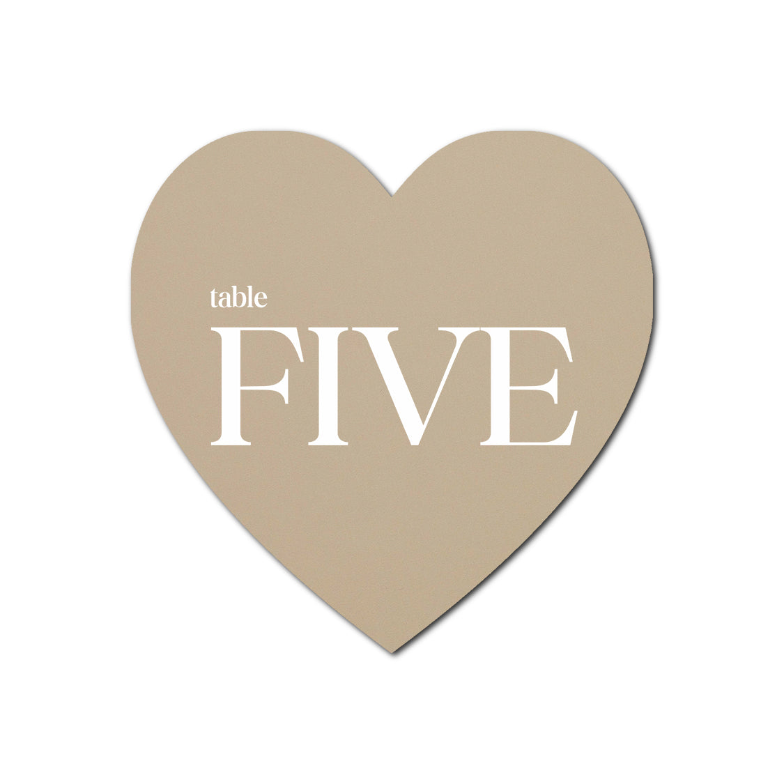 Individually Personalized Wedding Prints on Diecut Cardstock - Shape S92